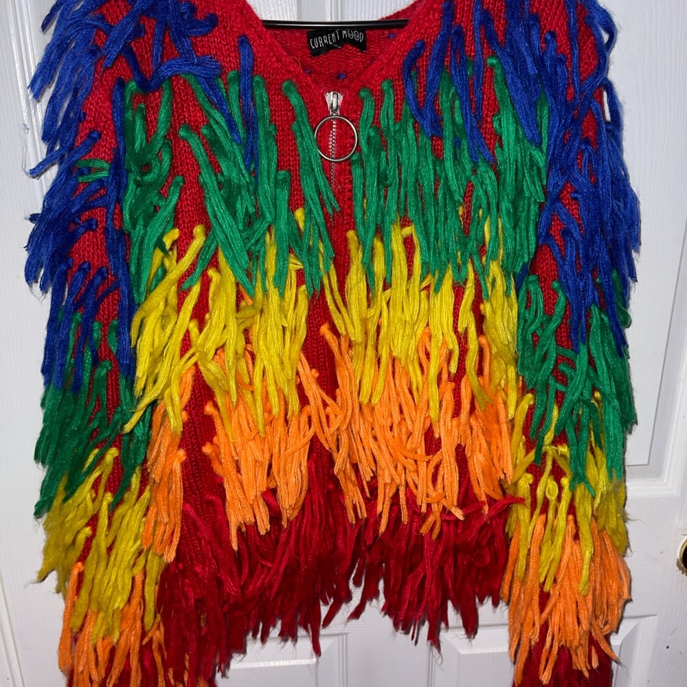 A shaggy sweater!!!